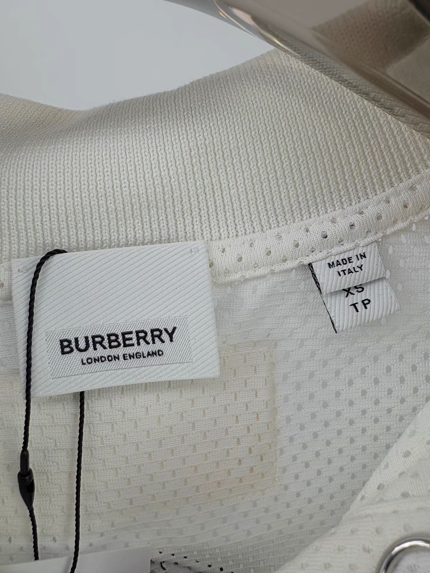 Burberry BURBERRY Multi-Element Mesh Logo Letter Dress Size US XS / EU 42 / 0 - 3 Thumbnail