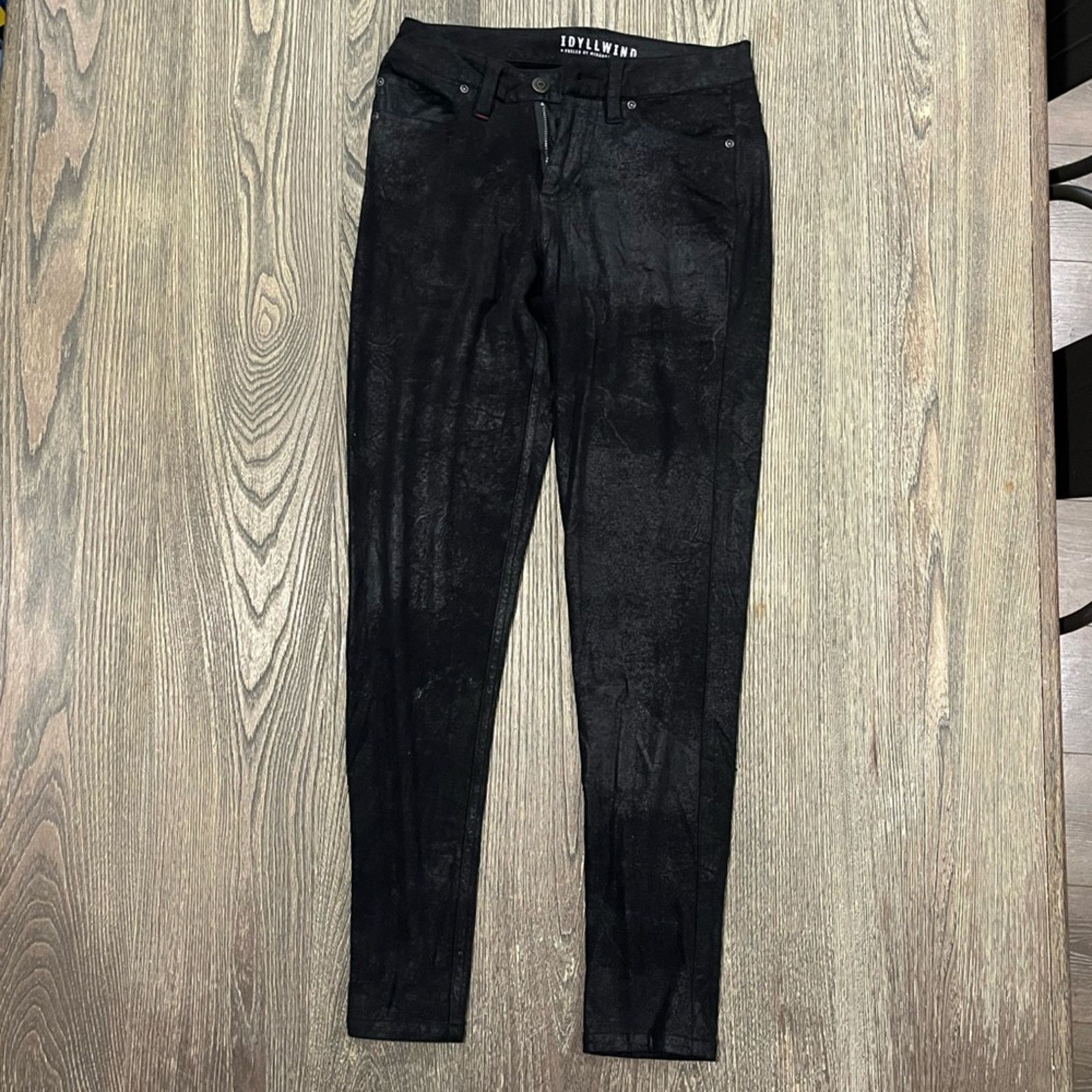 Vintage Idyllwind Miranda Lamber Pants Skinny Low Rise Textured Sz 4 Size 27" / US 4 / IT 40 - 1 Thumbnail