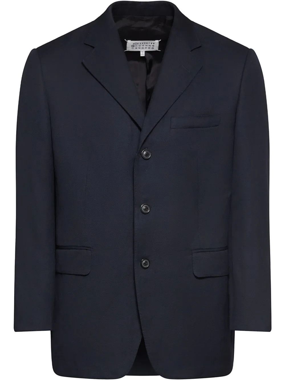 Maison Margiela o1mle0326 Single Breasted Blazer In Navy Blue Size US S / EU 44-46 / 1 - 1 Thumbnail