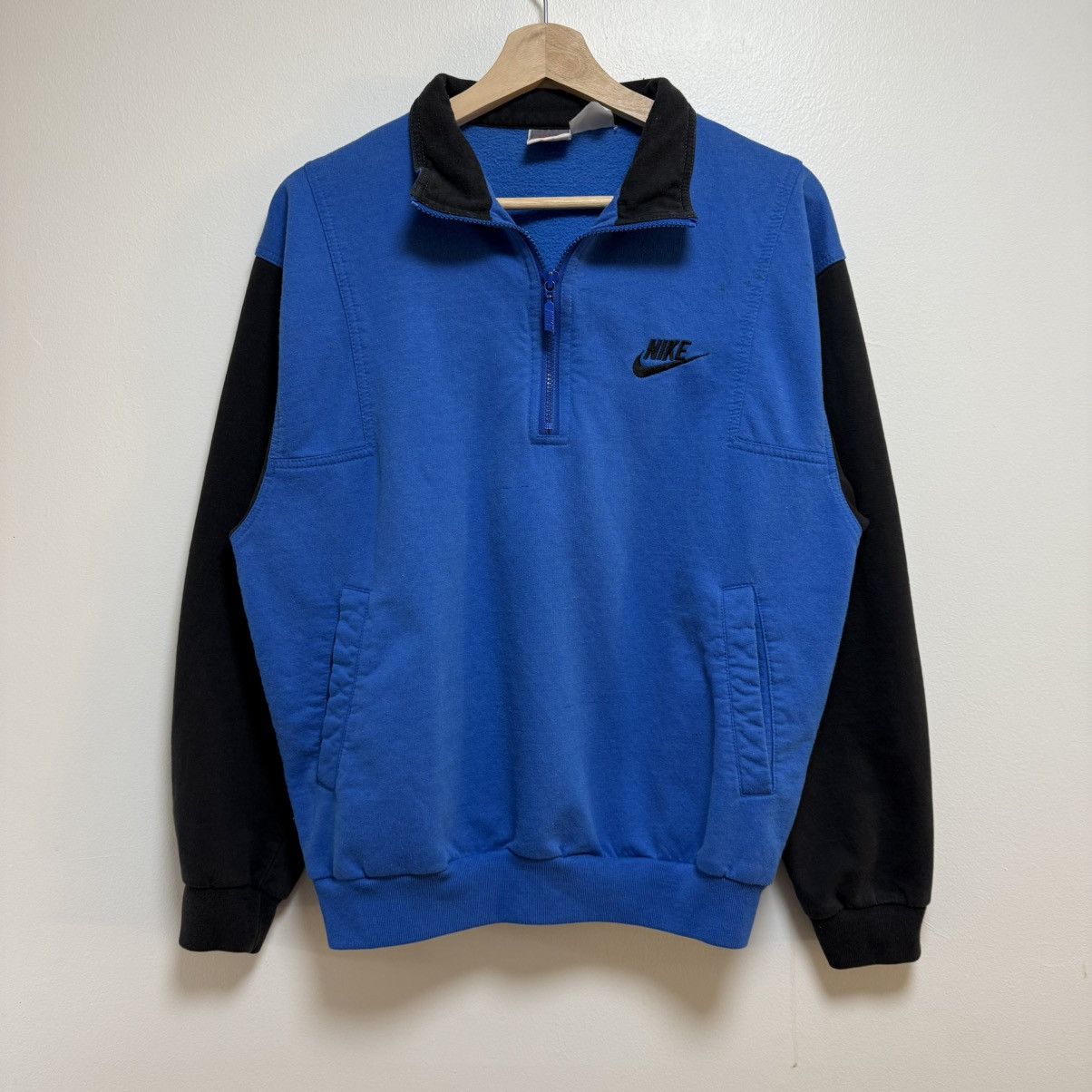 Nike × Vintage Nike Vintage Half Zip Sweatshirt Medium Size US M / EU 48-50 / 2 - 1 Thumbnail