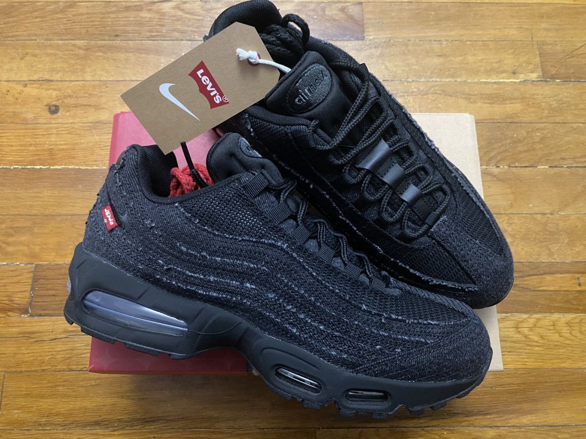 Levi's × Nike Size 10.5 - Nike Air Max 95 OG Levis Black Men’s Size US 10.5 / EU 43-44 - 3 Thumbnail