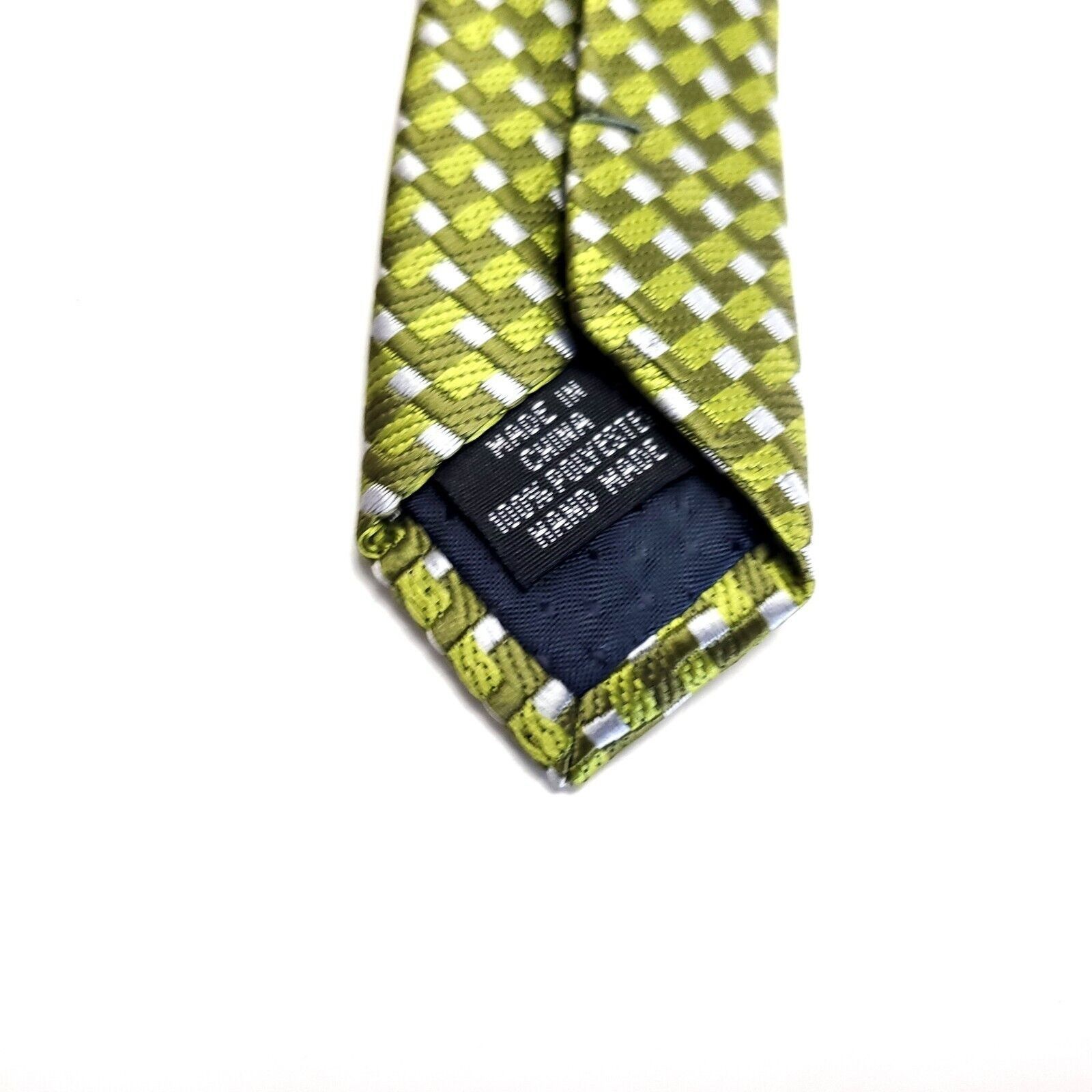 Vintage Umberto Frasi Polyester Wide Green Geometric Tie Size ONE SIZE - 4 Thumbnail
