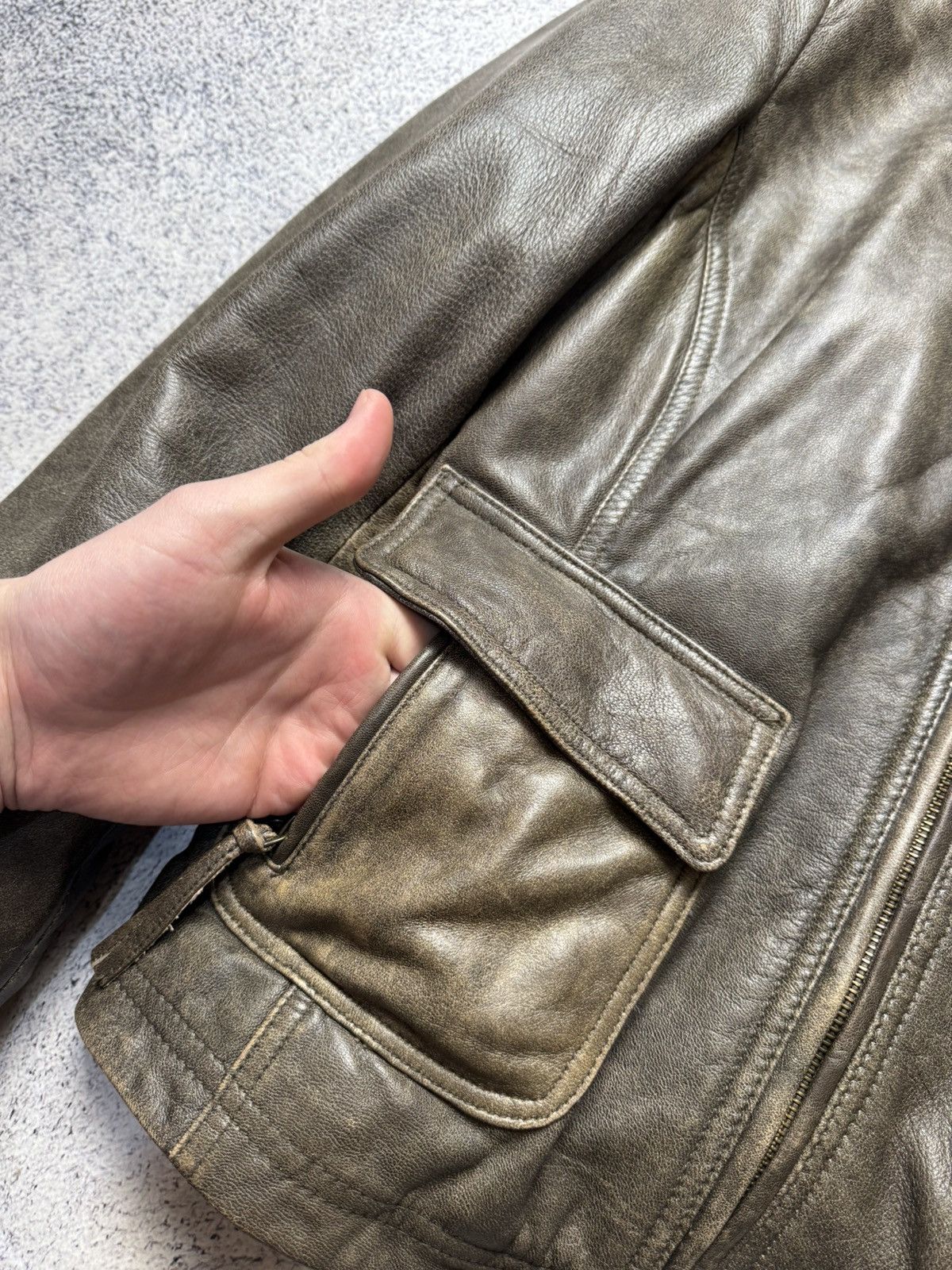 Leather Crazy Vintage Leather Jacket B52 tipe USA Size S / US 4 / IT 40 - 14 Thumbnail