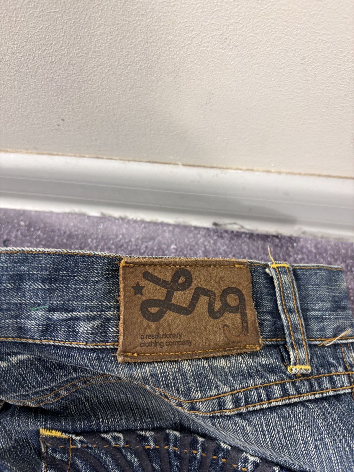 LRG Vintage Lifted Research Group LRG Blue Baggy Denim Jeans Size US 32 / EU 48 - 7 Thumbnail