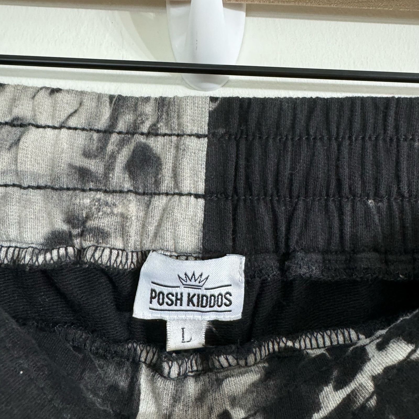 Other Posh Kiddos Adult Joggers Black Tie Dye Size Large New Size US 34 / EU 50 - 4 Thumbnail