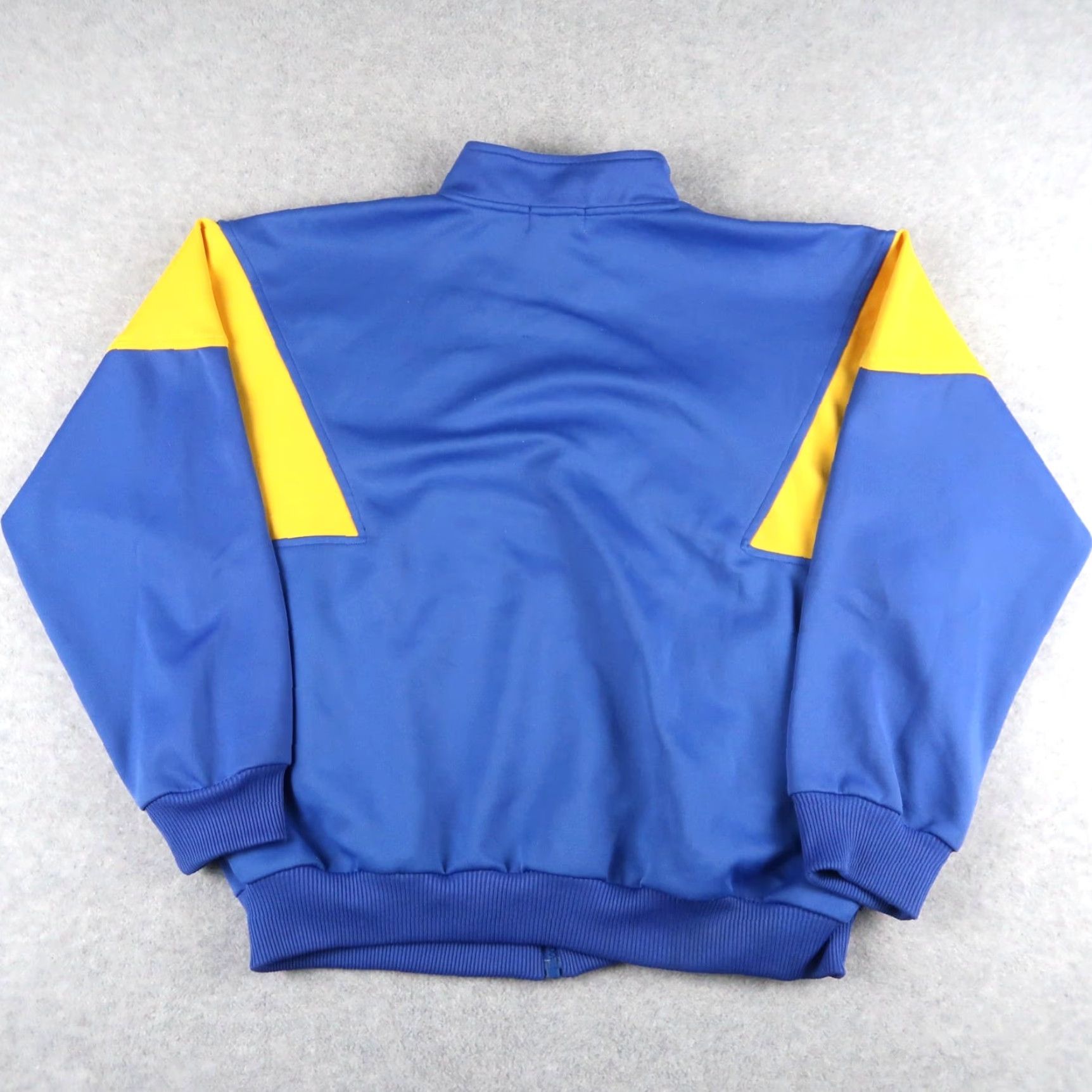 Li-Ning VINTAGE Li-Ning Track Jacket Mens L Blue Yellow Zip Sport Basketball Size US L / EU 52-54 / 3 - 2 Thumbnail