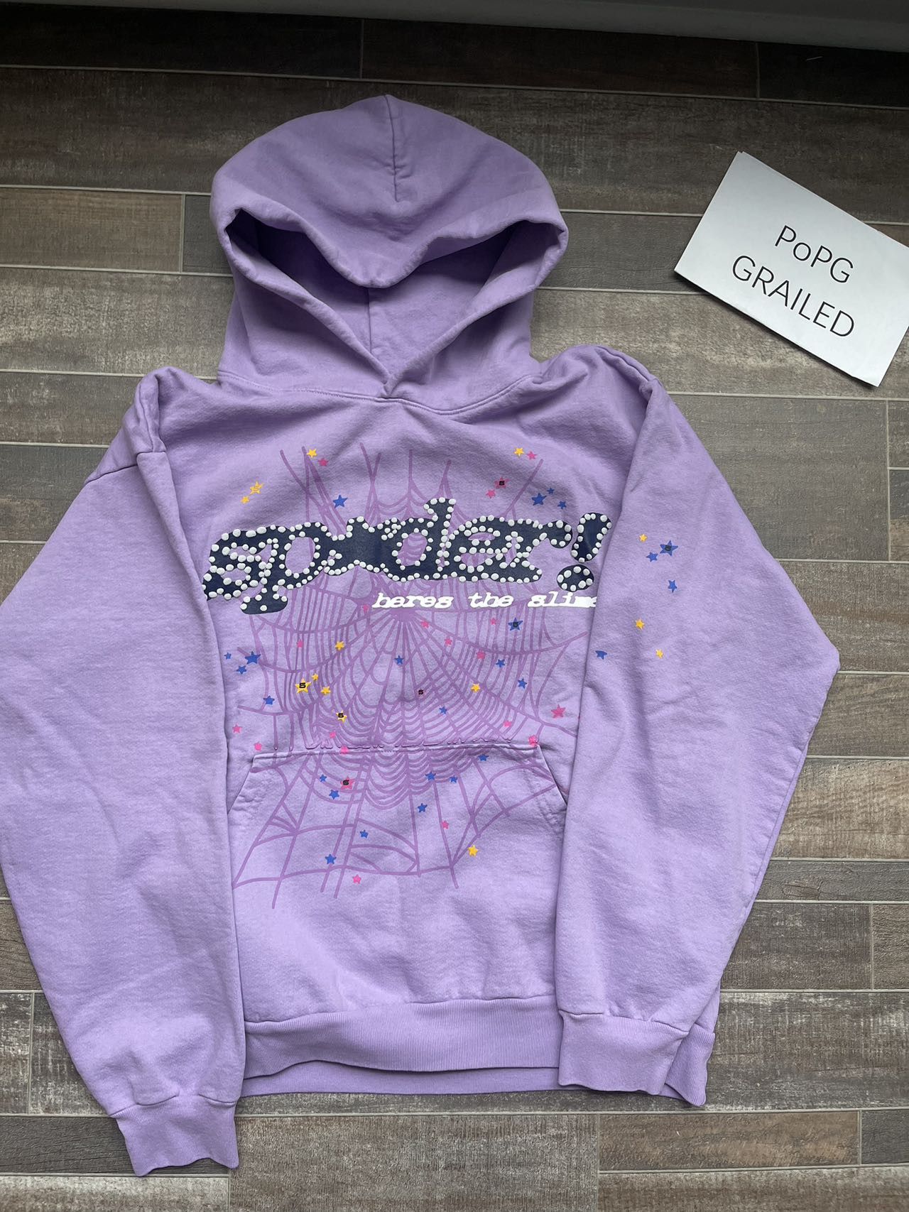 Young Thug Sp5der Acai Hoodie Purple | Grailed