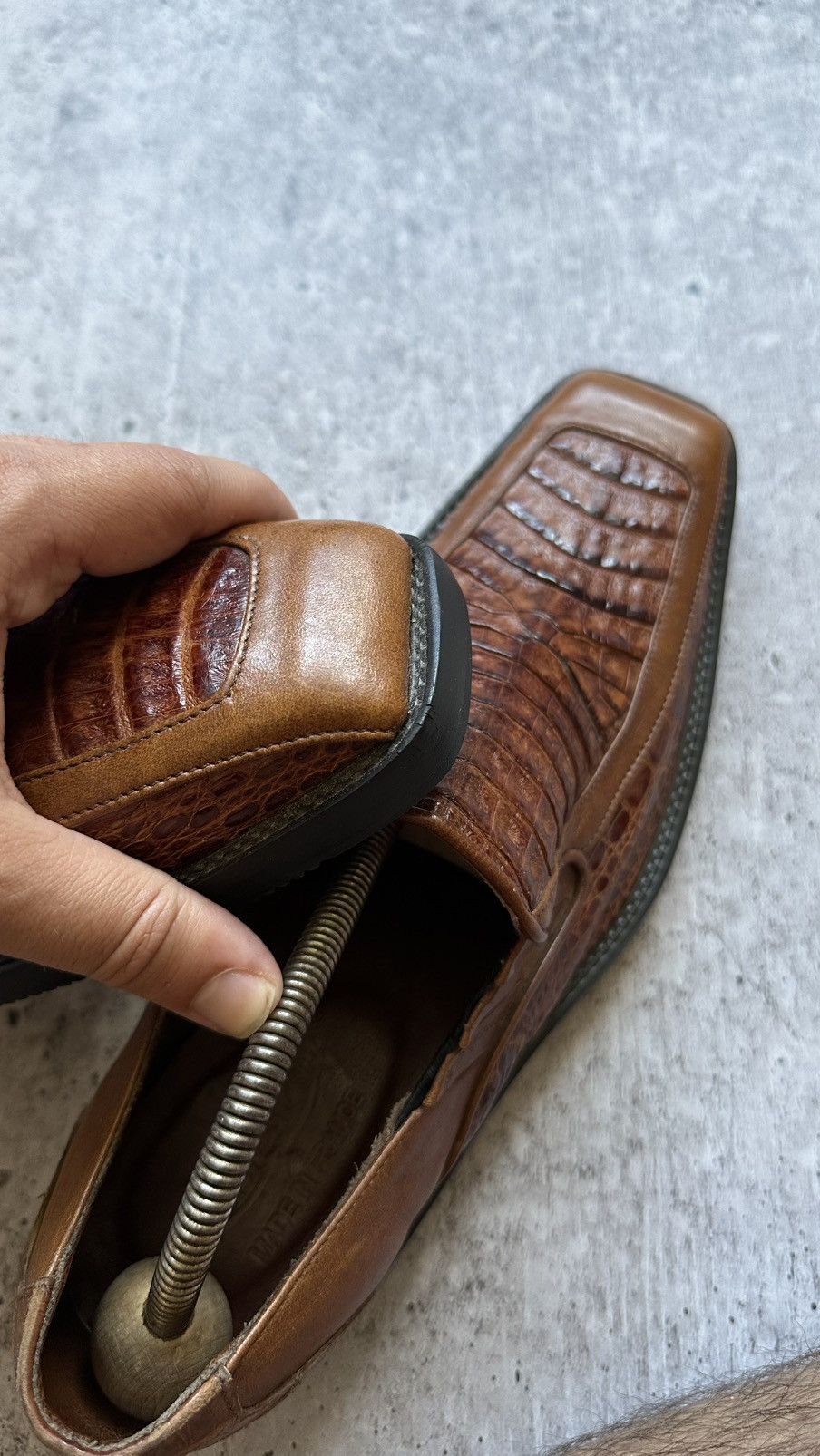 J.M. Weston J.M. Weston Very Rare Vintage Alligator Leather Formal Shoes Size US 8 / EU 41 - 17 Thumbnail