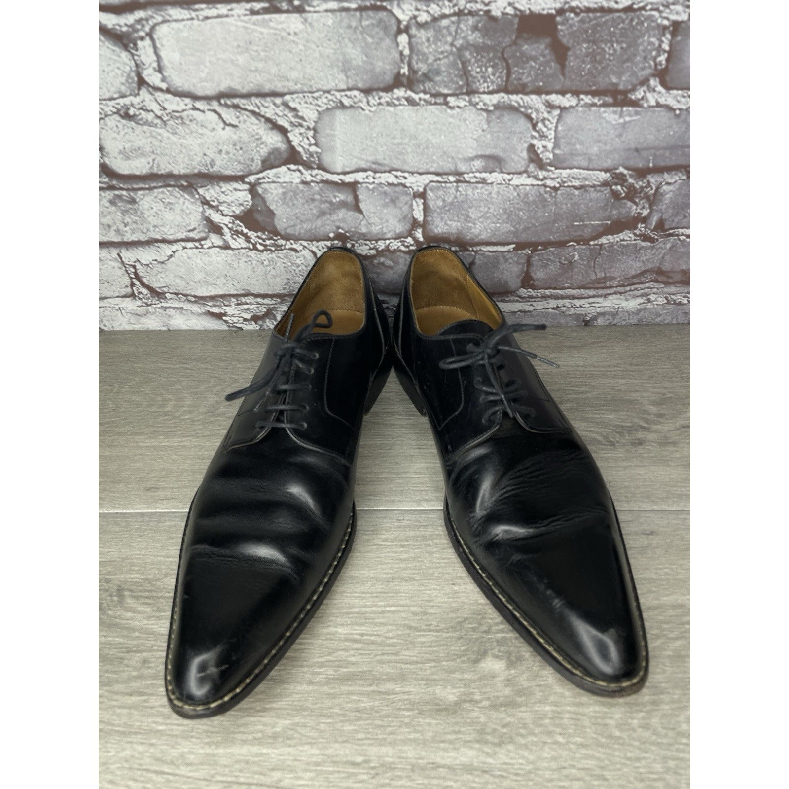 Marc Jacobs Marc Jacobs Handmade Black Leather Derby Oxfords Shoes Men’s Size US 9 / EU 42 - 17 Thumbnail