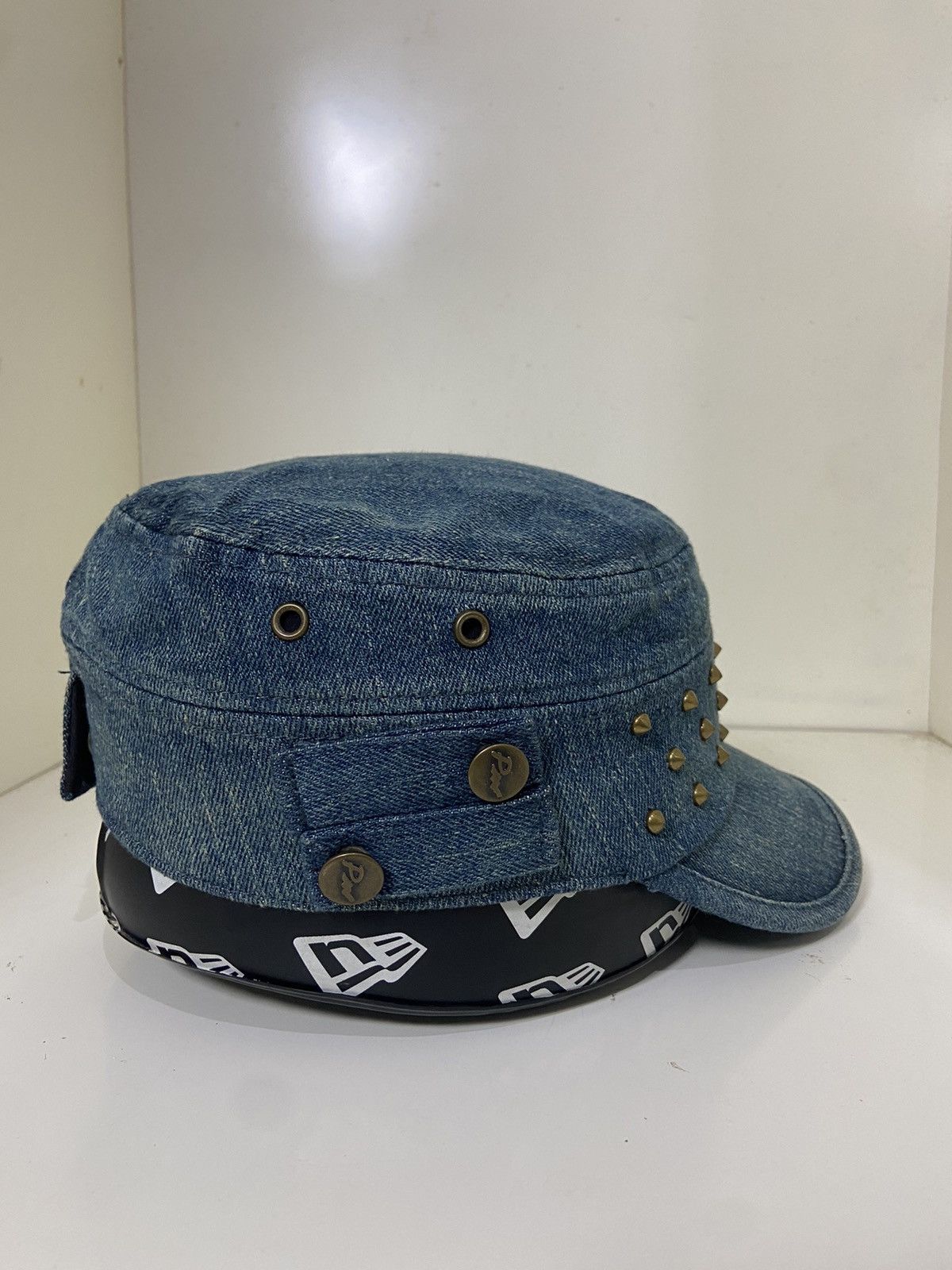Hysteric Glamour × If Six Was Nine × Le Grande Bleu (L.G.B.) VTG leshop patrol hat studded button Size ONE SIZE - 5 Thumbnail