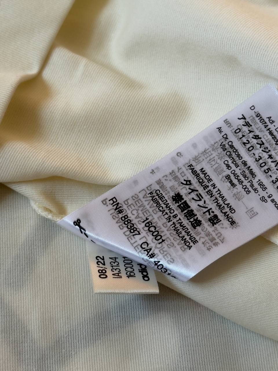 Y-3 Yohji Yamamoto x Adidas Y-3 longsleeve in warm white Size S Size US S / EU 44-46 / 1 - 11 Thumbnail