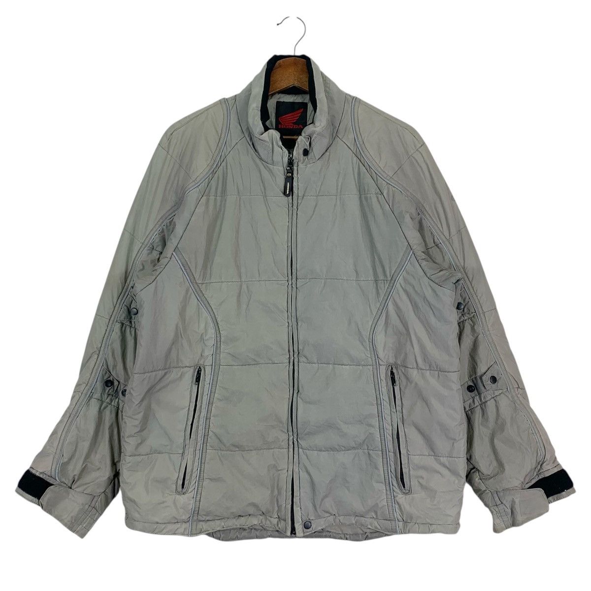 Honda Vintage Honda Racing Full Zipper Puffer Jacket Size US L / EU 52-54 / 3 - 1 Thumbnail