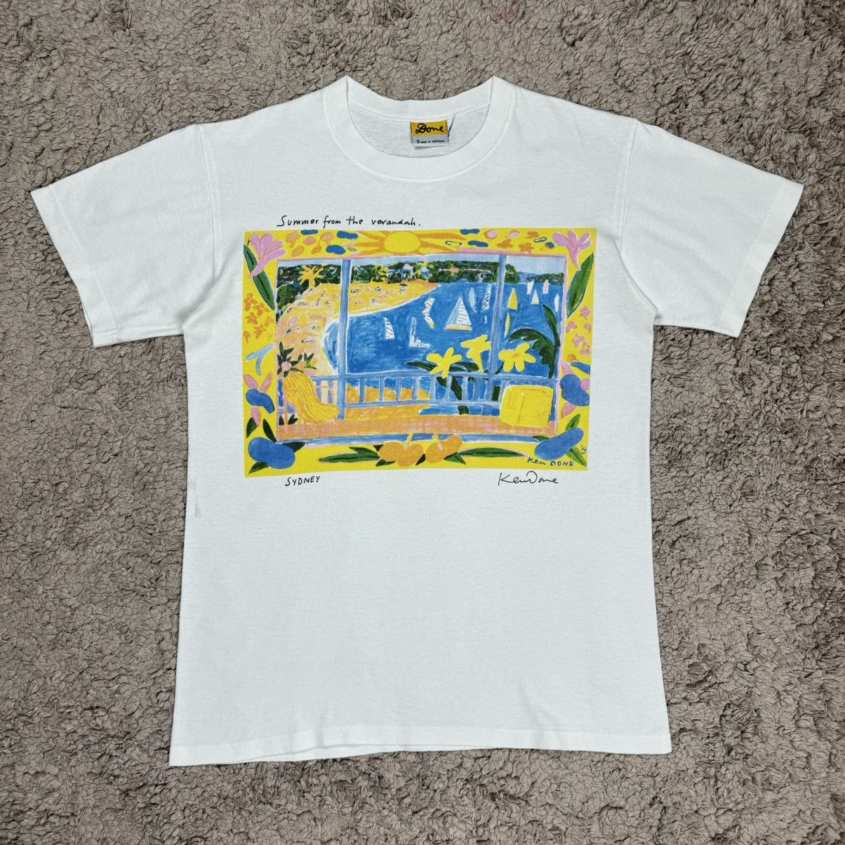 Vintage Vintage Art by Ken Done Sydney Graphic T-shirt Size US S / EU 44-46 / 1 - 1 Thumbnail