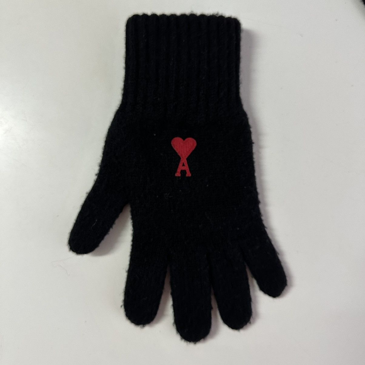 AMI Rare Ami Knit Gloves Size ONE SIZE - 8 Thumbnail