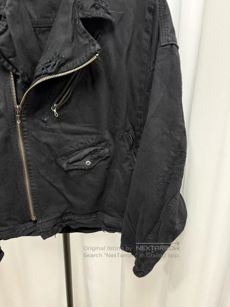 Julius Julius Distressed Denim Jacket Size US M / EU 48-50 / 2 - 2 Thumbnail