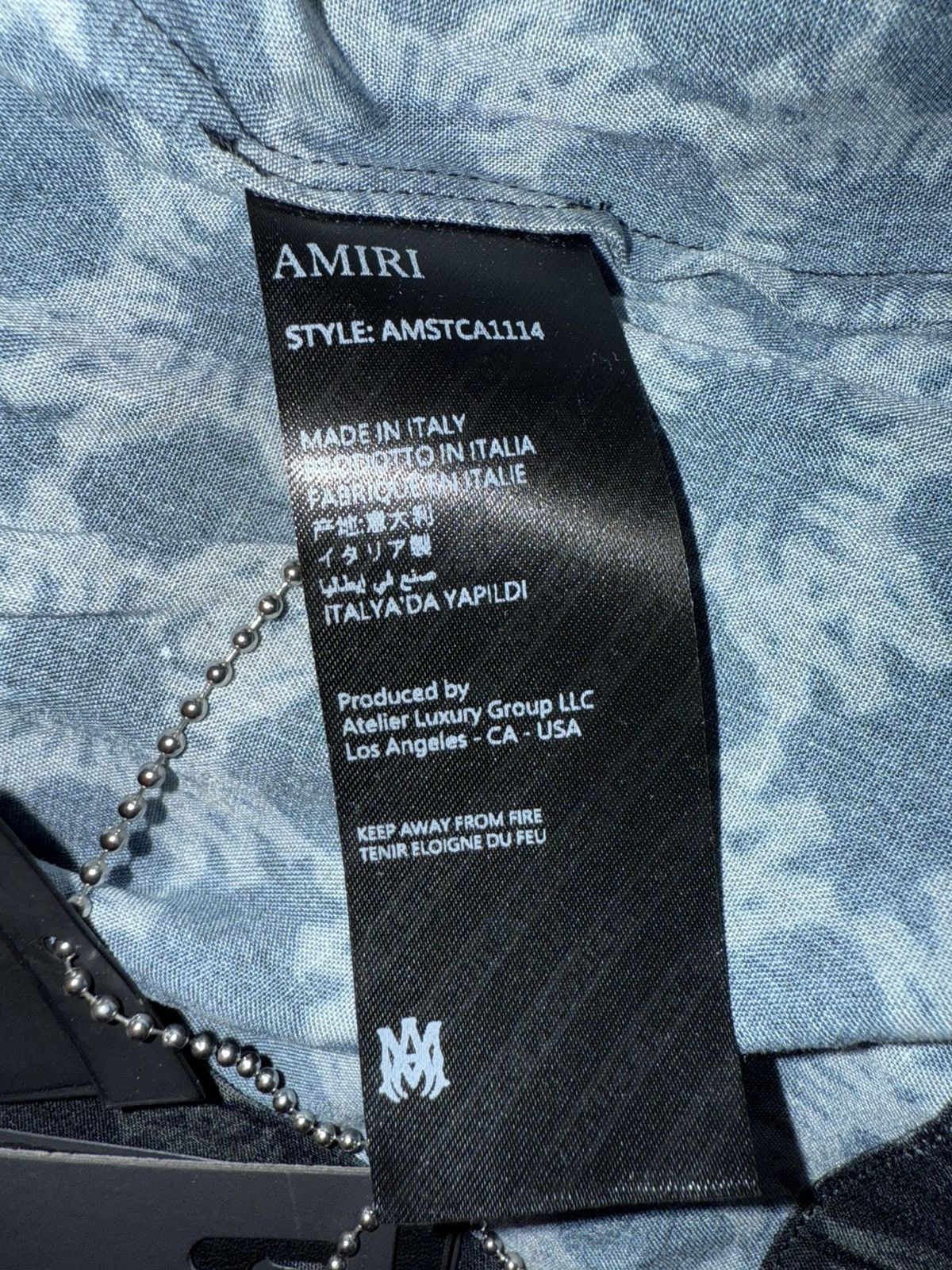 Amiri Amiri Garden Camp Shirt Size US XXL / EU 58 / 5 - 13 Thumbnail