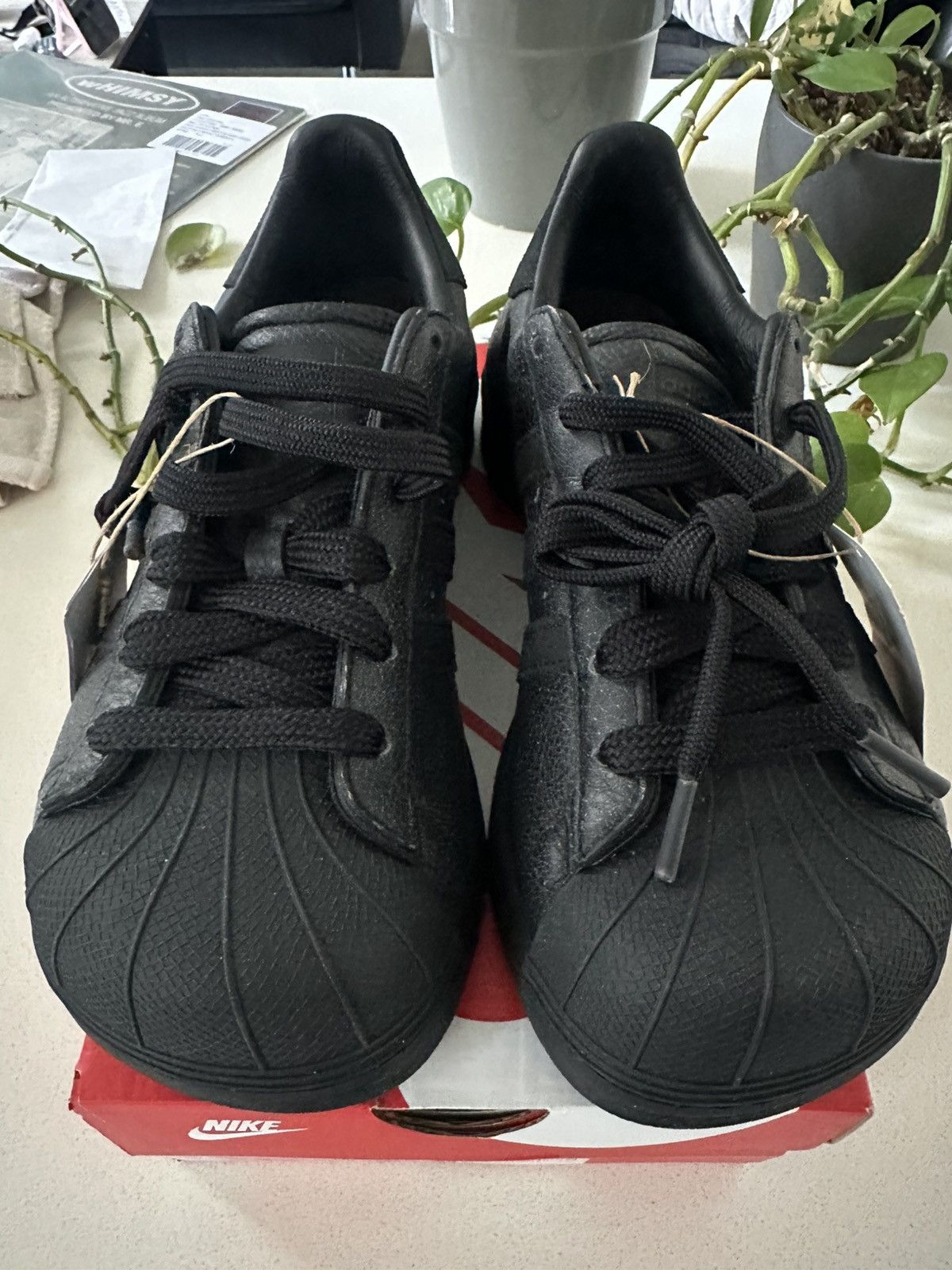 Adidas AVAVAV X WMNS MODIFIED SUPERSTAR 'TRIPLE BLACK' Size US 7.5 / IT 37.5 - 1 Thumbnail