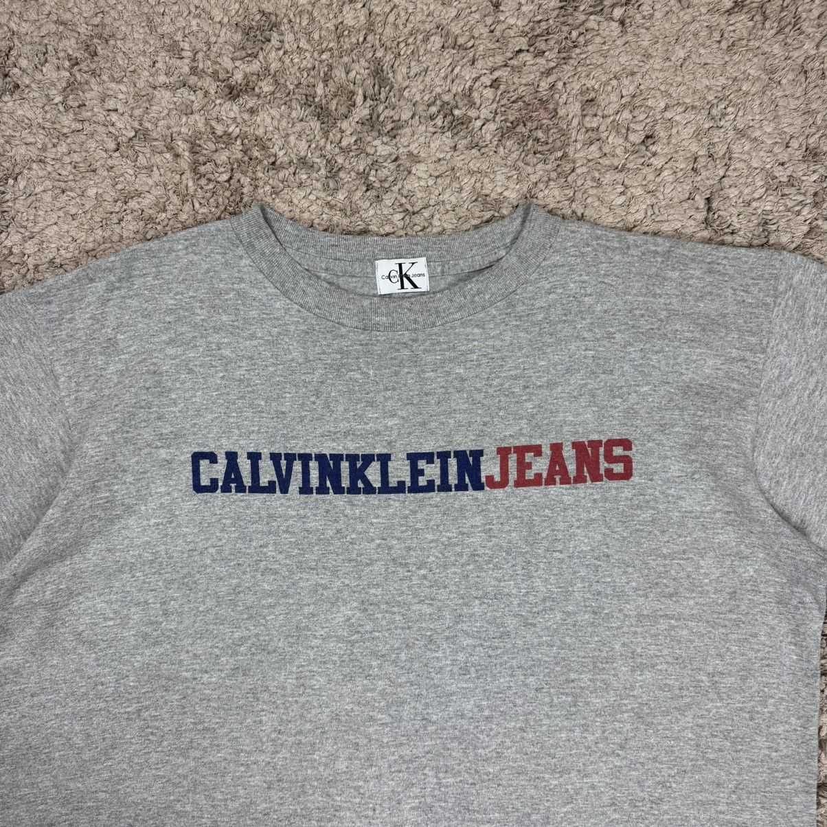 Calvin Klein Vintage Calvin Klein Jeans Spellout T-shirt Size US L / EU 52-54 / 3 - 5 Thumbnail