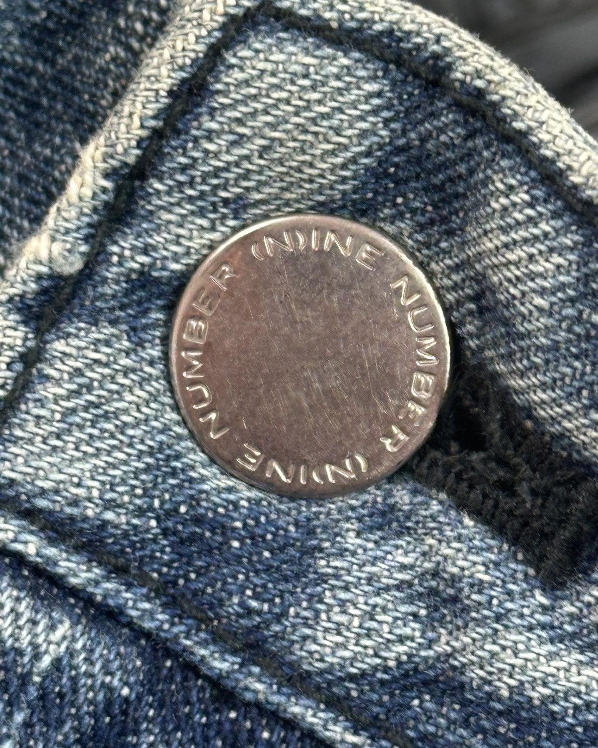 Number (N)ine Number (N)ine SS01 Time Migration Bell Bottom Flared Jeans Size US 26 / EU 42 - 6 Thumbnail