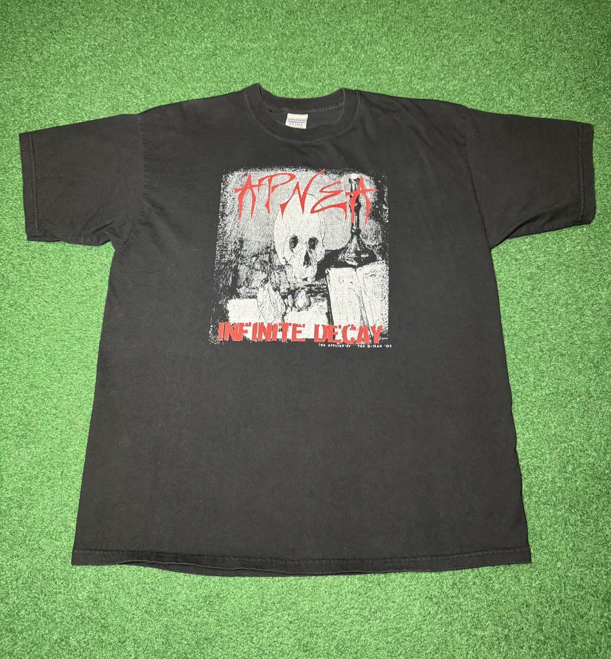 Band Tees Apnea Death Metal Infinite Decay Rare Vintage XL T Shirt Size US XL / EU 56 / 4 - 1 Thumbnail