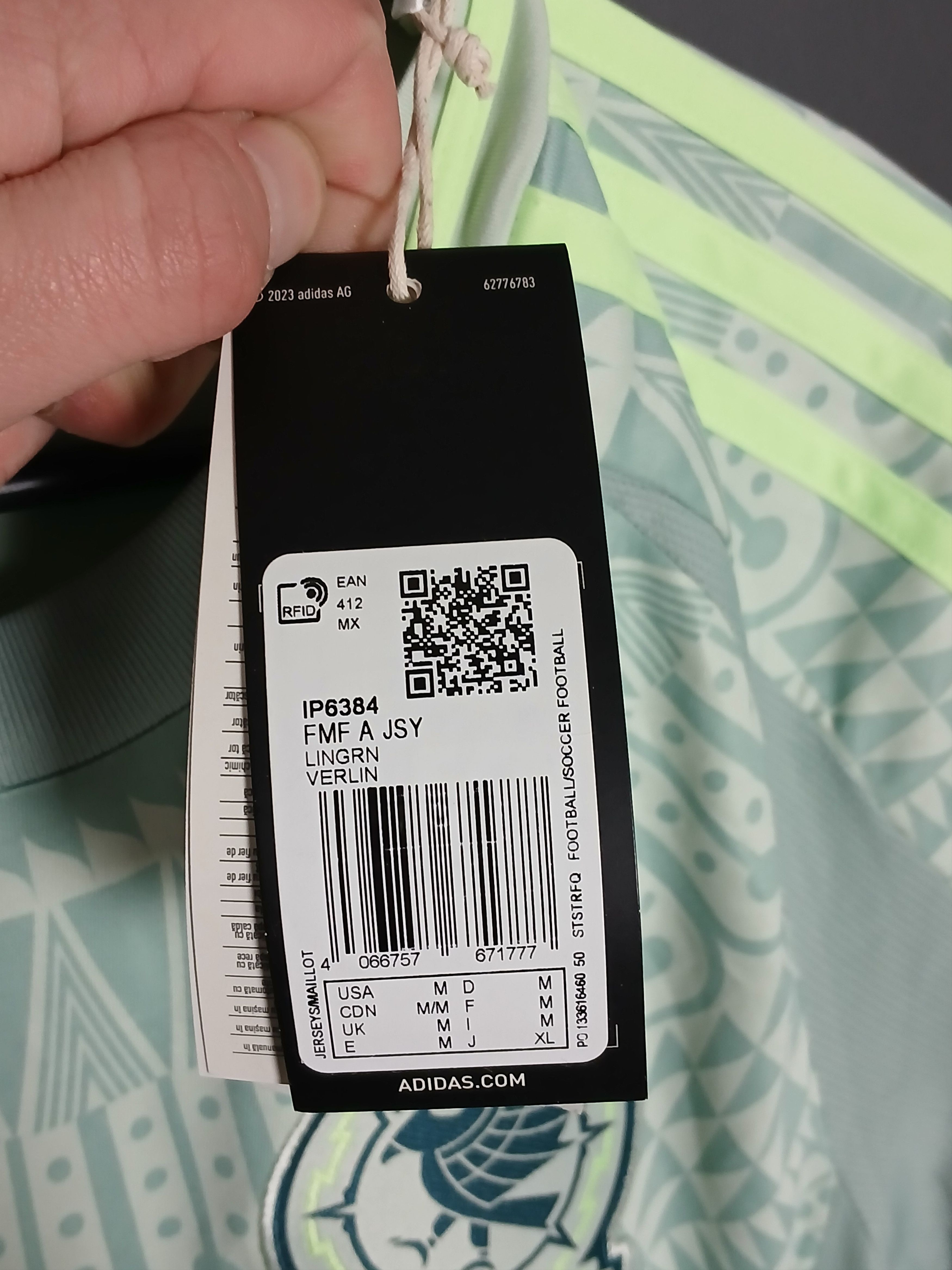 Adidas New Mexico National Football Team 2024 Away Jersey T-Shirt Size US M / EU 48-50 / 2 - 12 Thumbnail