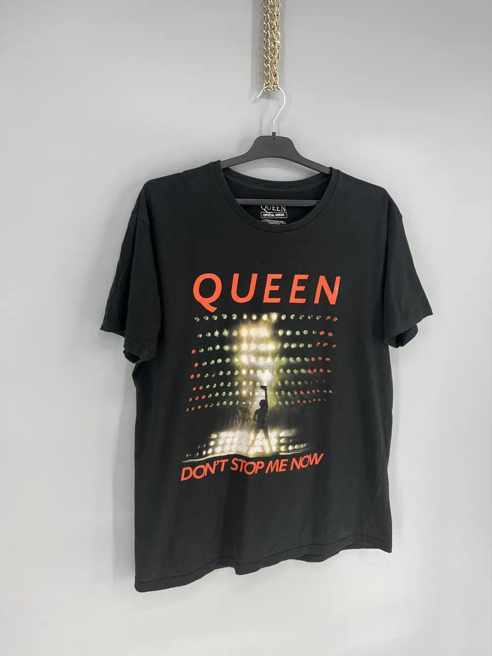 Band Tees Mens Vintage QUEEN " Don't Stop Me Now" TShirt Rock Band Tee Size US L / EU 52-54 / 3 - 2 Thumbnail