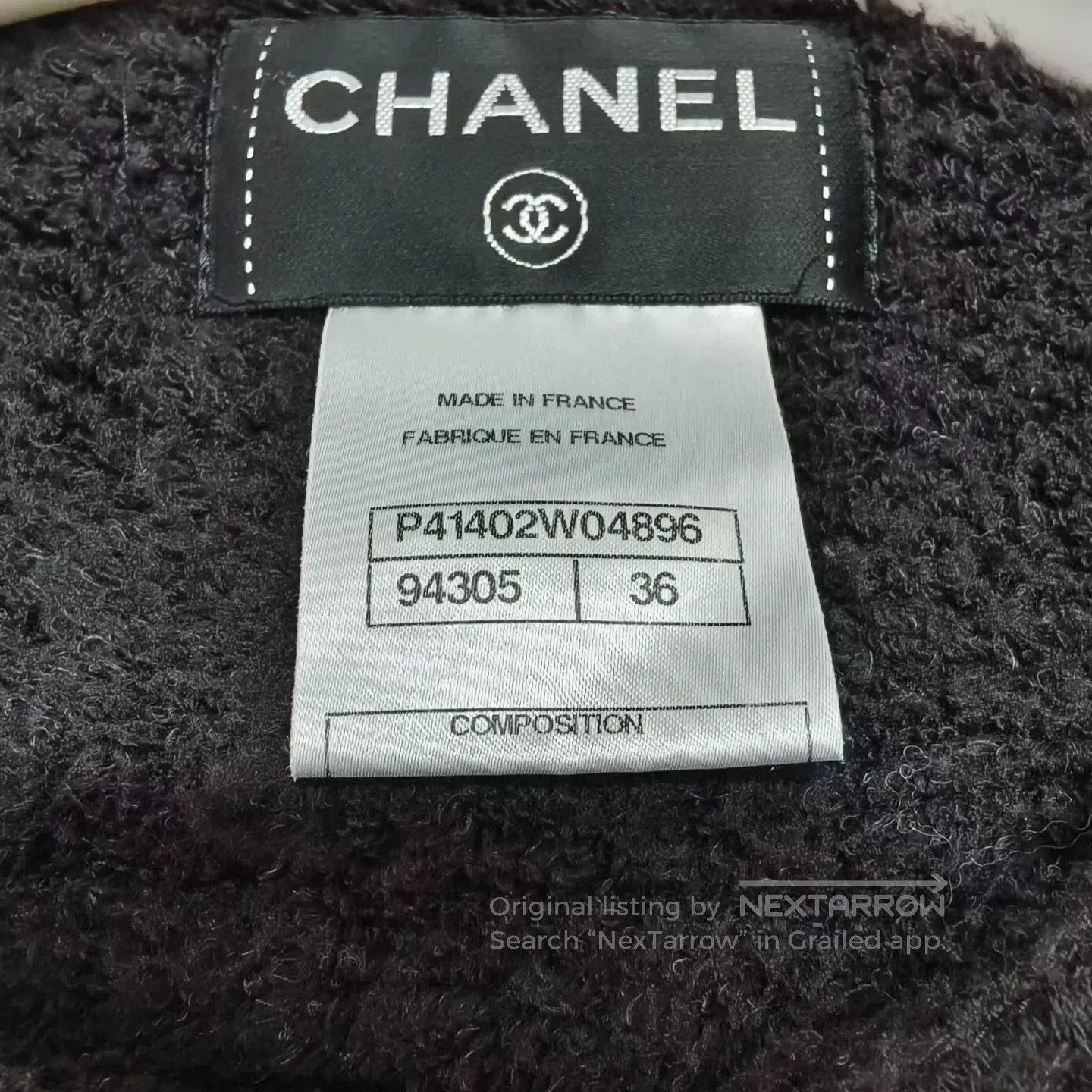 Chanel Chanel Classic Logo Black Vest. Size S / US 4 / IT 40 - 3 Thumbnail