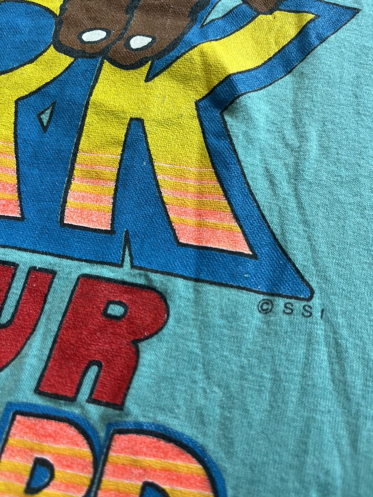 Vintage Vintage Bear Work is a four letter word 80’s SSI 60/40 cott Size US L / EU 52-54 / 3 - 7 Thumbnail