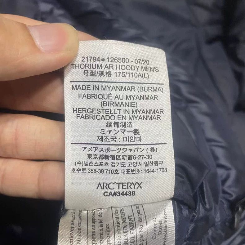 Other Arcteryx Thorium AR Hoody Jacket Dark Blue Size US L / EU 52-54 / 3 - 6 Thumbnail