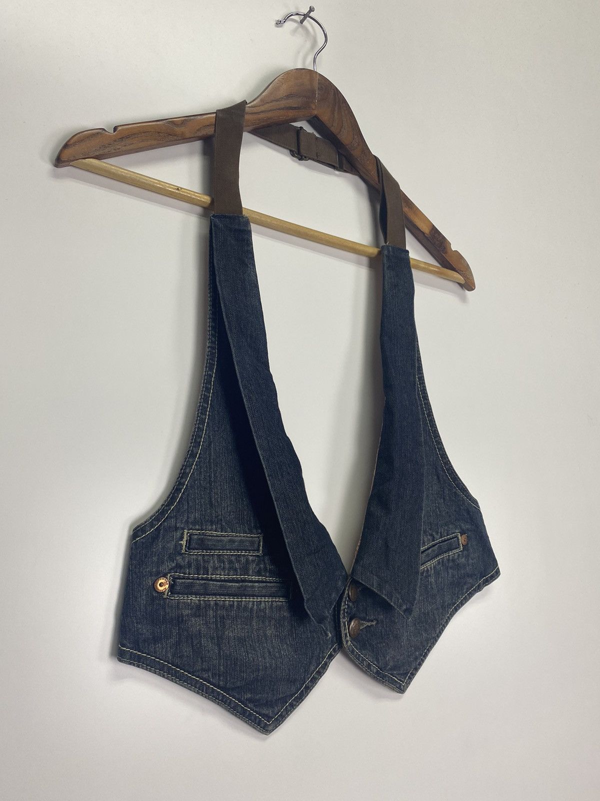 Evisu × Vintage Vintage Evisu Denim Vest Size US M / EU 48-50 / 2 - 5 Thumbnail