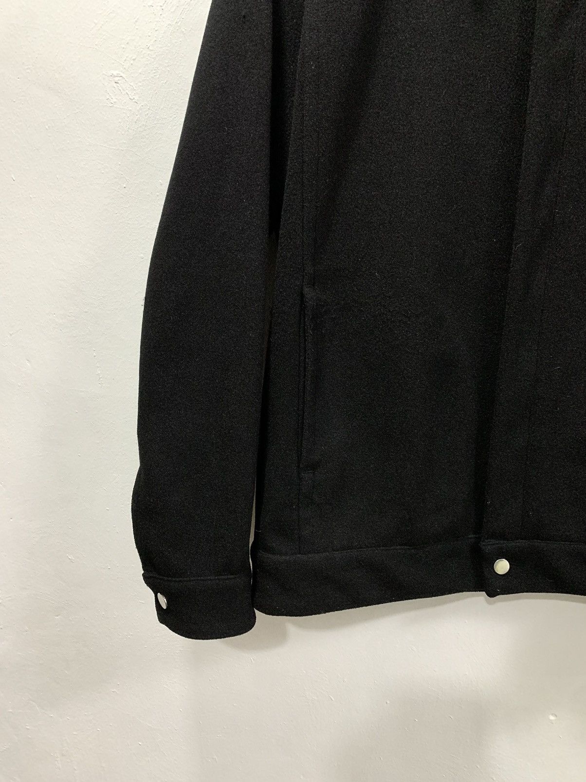 Japanese Brand UNITED TOKYO MELTON JERSEY ZIP BLOUSON JACKET Size US M / EU 48-50 / 2 - 4 Thumbnail