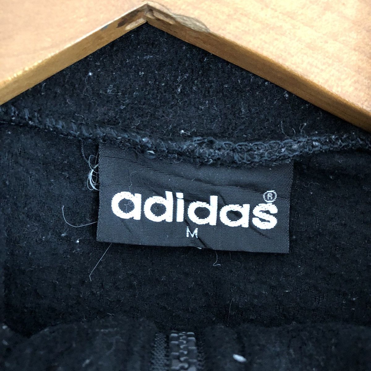 Adidas ADIDAS Nice Black Full Zip Fleece Sweater Size US M / EU 48-50 / 2 - 5 Thumbnail