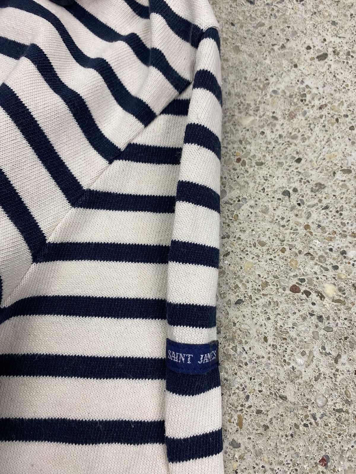 Saint James Saint James l atelier longleeve Polo T-shirt shirt stripes Size L / US 10 / IT 46 - 7 Thumbnail