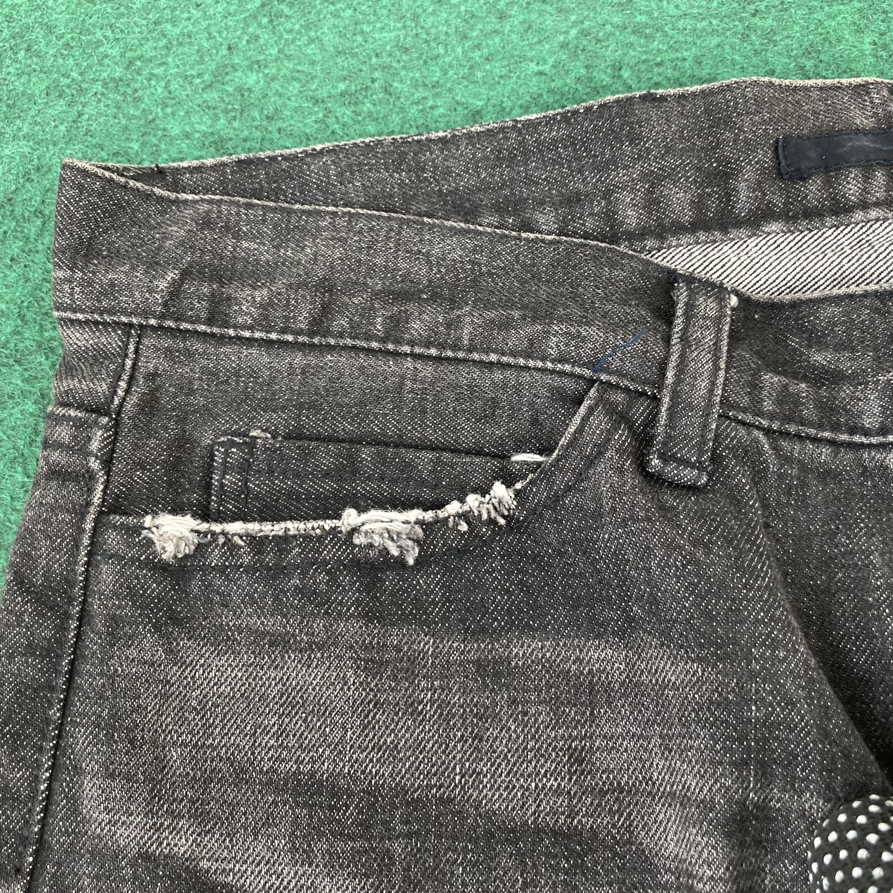 Hysteric Glamour × Japanese Brand × NO ID 31x34 NO ID Denim Pant Jeans Sz 31 Streetwear Jeans Size US 31 - 5 Thumbnail
