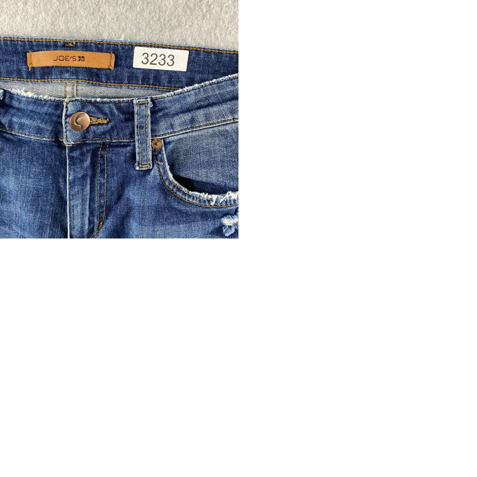 Vintage Joe's Jeans Womens Jeans 27 Blue Mid-Rise Skinny Distressed Denim 5-Pocket Womens Size 27" / US 4 / IT 40 - 11 Thumbnail