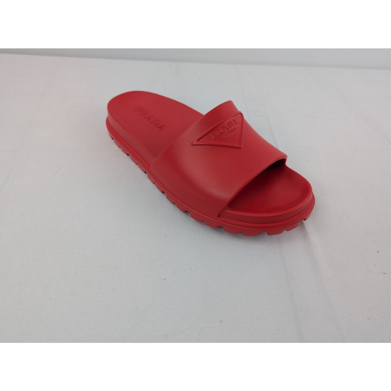 Prada o1rshd1 Rubber Mule-Flip-Flops Slipper in Red Size US 8 / EU 41 - 3 Thumbnail
