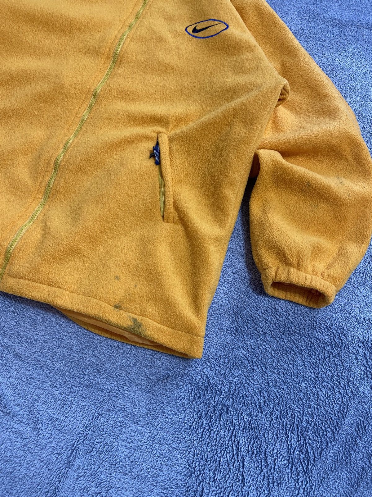 Nike Nike distressed vintage fleece big swoosh 90s Y2k Size US XL / EU 56 / 4 - 10 Thumbnail