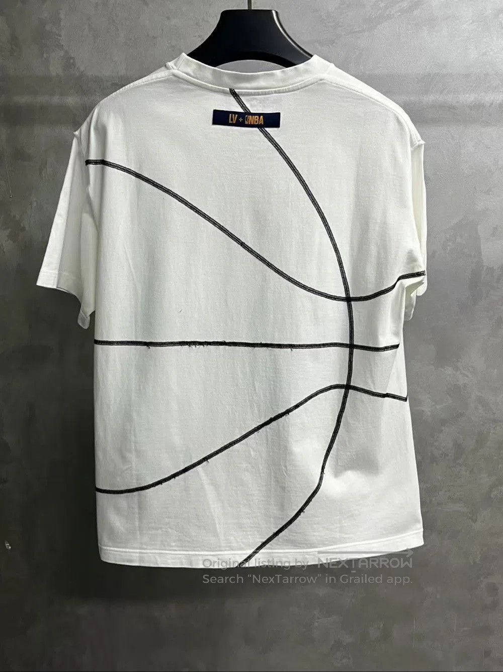 Louis Vuitton × NBA Louis Vuitton x NBA Front and Back Print T