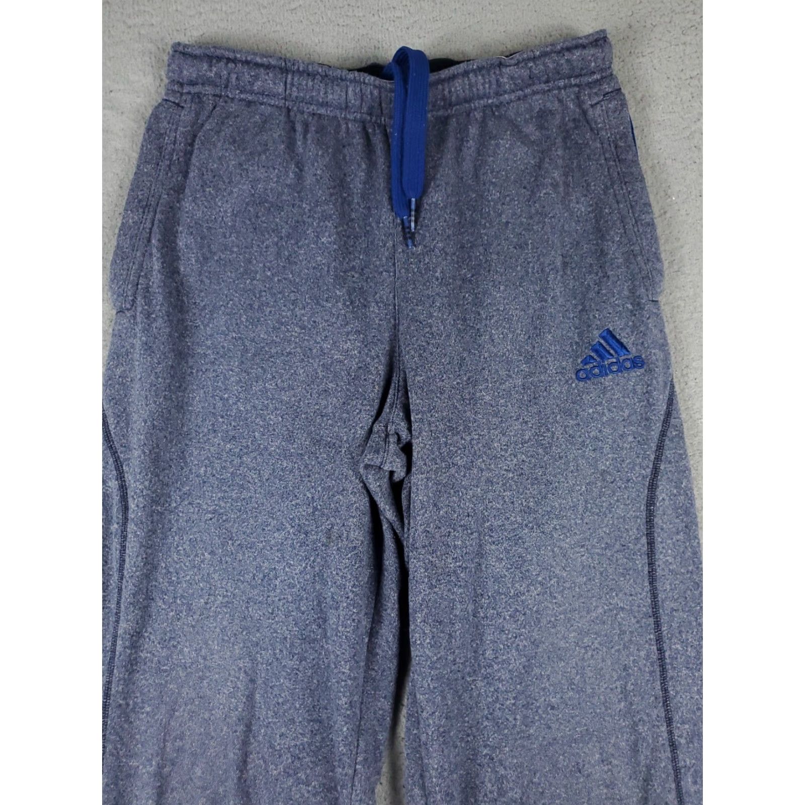 Adidas Adidas Men's Size Small Blue Sweatpants Casual Joggers Fleece Athletic Activewear Size US 29 - 2 Thumbnail