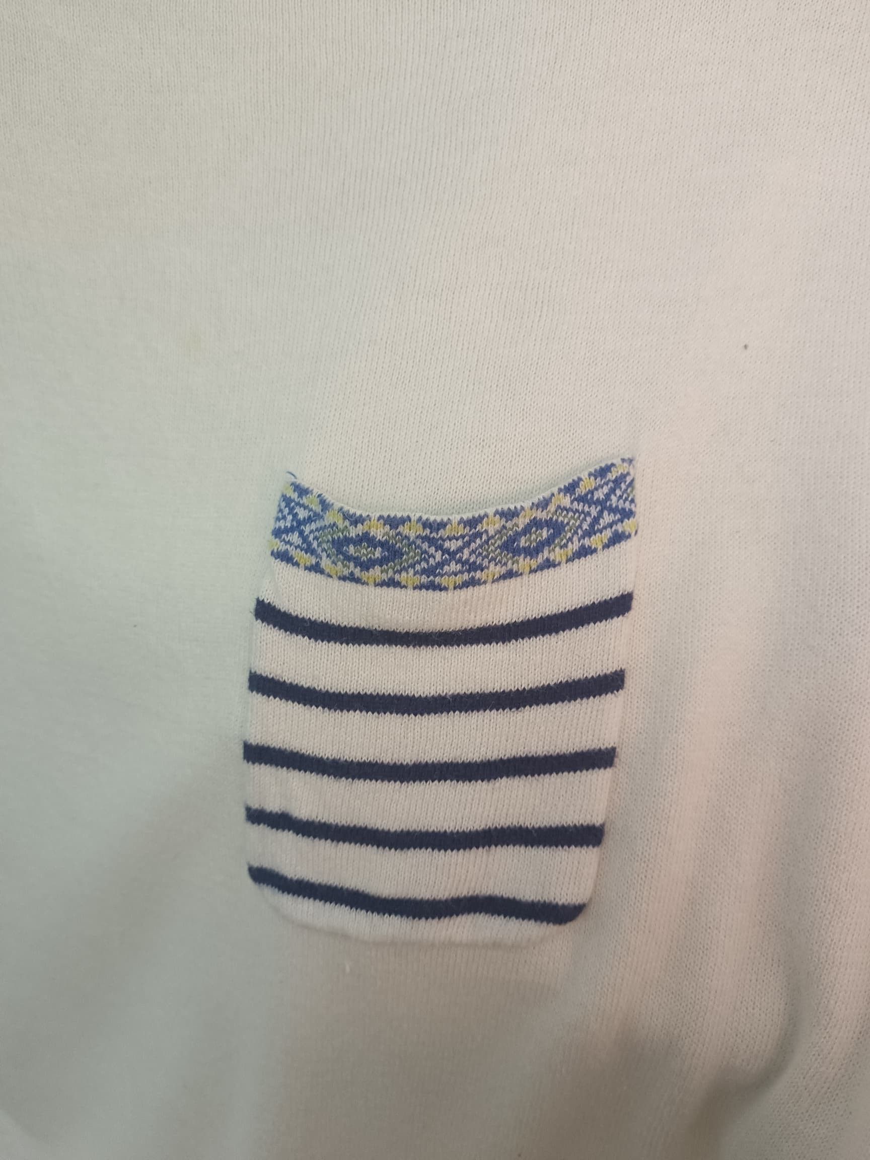 Vintage vintage Iniey Japan Knitwear rare white Size US L / EU 52-54 / 3 - 10 Thumbnail