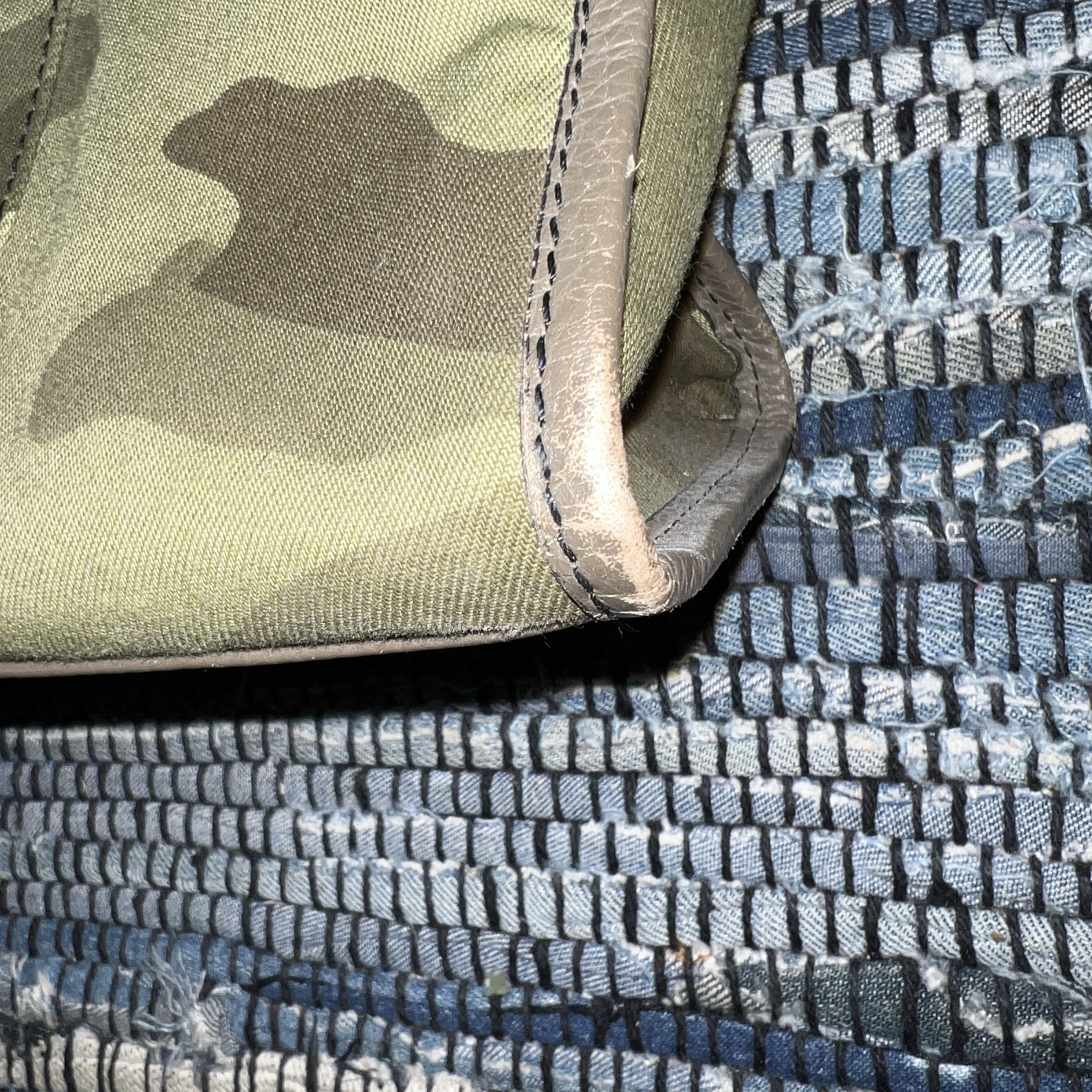 Other CONTAINER CAMOUFLAGE TWILL BRIEFCASE WITH LEATHER TRIM Size ONE SIZE - 5 Thumbnail