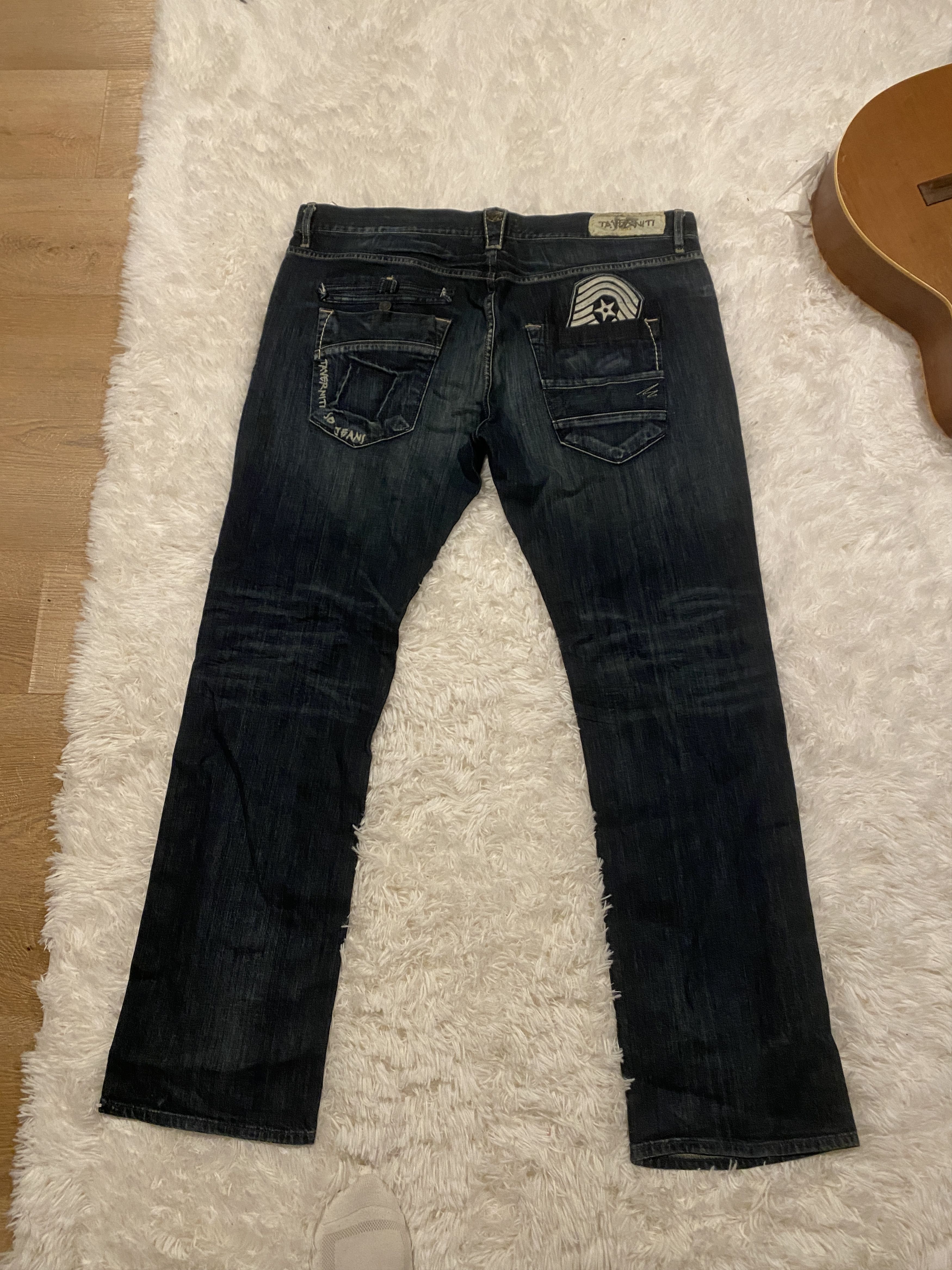 Taverniti Vintage Taverniti SO Embroidered Y2K Jeans By Jimmy Taverni Size US 42 / EU 58 - 4 Thumbnail