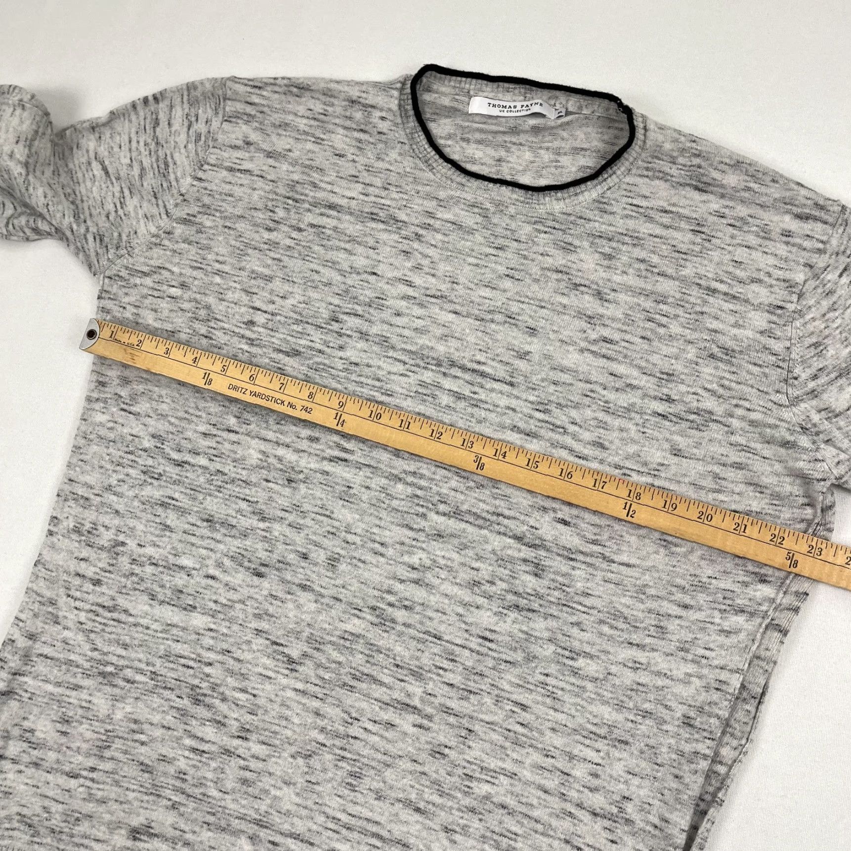 Vintage Thomas Payne Sweater Mens XL Heather Gray Knit Lightweight Crewneck Pullover Classic Knit Shirt? Size US XL / EU 56 / 4 - 4 Thumbnail