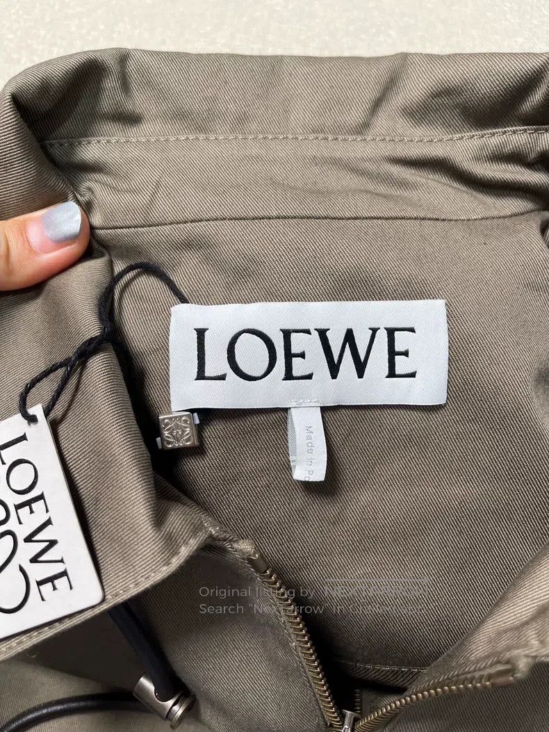 Loewe Loewe FW24 Pure Color Stitched Flip-Top Pocket Loose Jacke Size US M / EU 48-50 / 2 - 3 Thumbnail