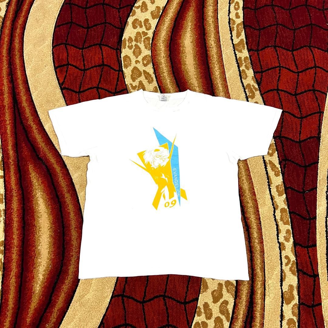 Anime Vintage Thrashed Faded Evangelion Anime Rare T Shirt Size US L / EU 52-54 / 3 - 1 Thumbnail