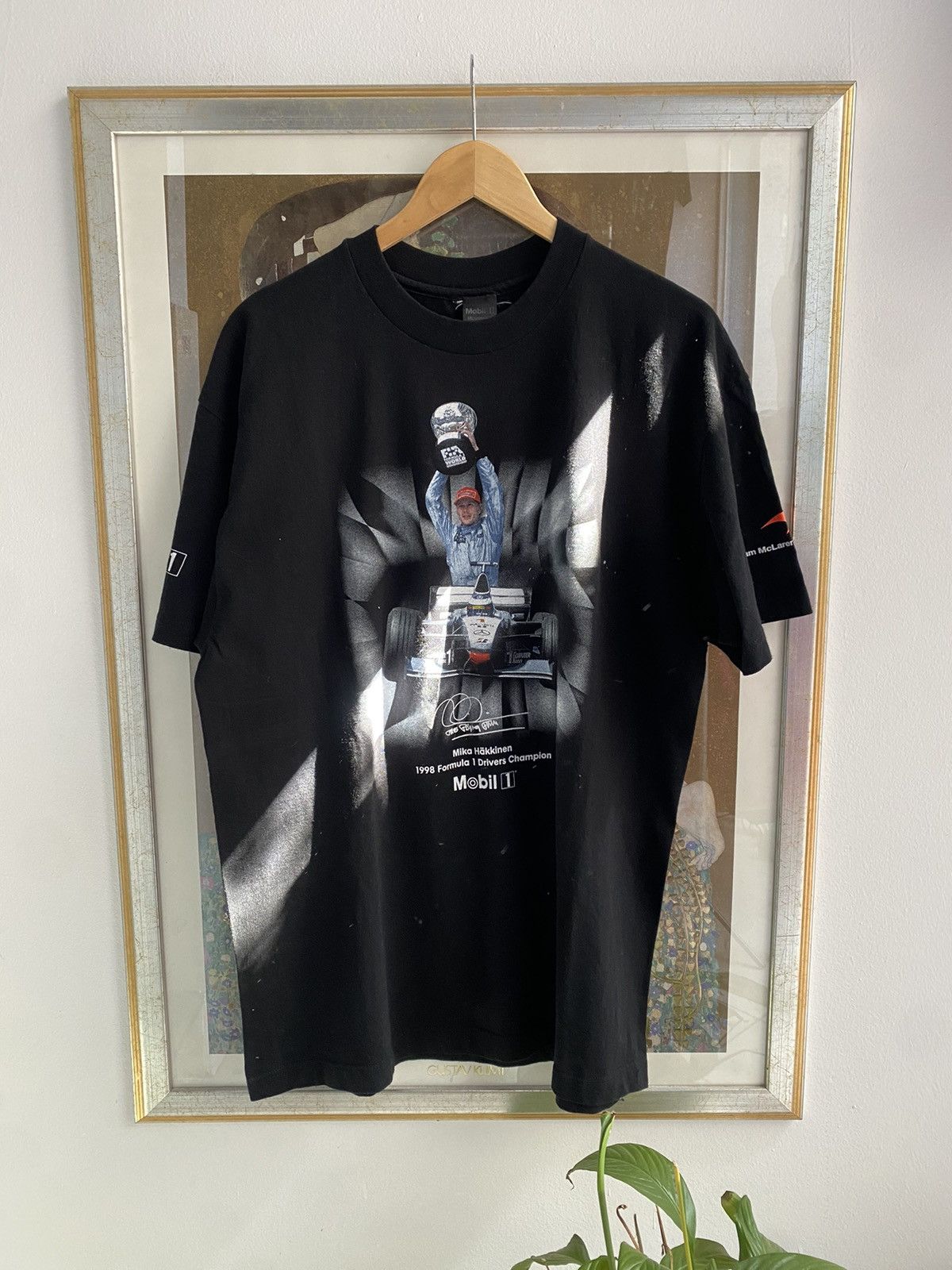 image of Formula Uno x Vintage Mika Hakkinen 1998 Champion Formula 1 in Black, Men's (Size XL)