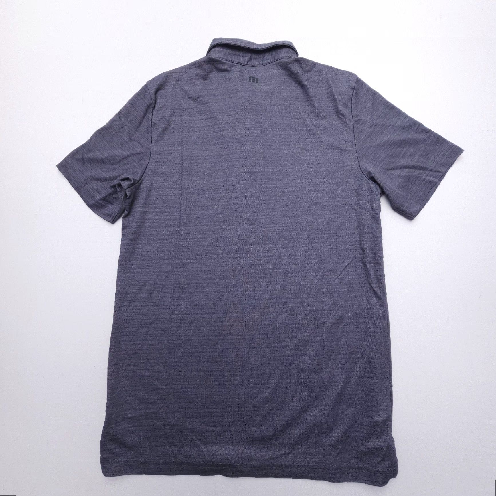 TravisMathew Travis Mathew Golf Polo Mens M Gray Pima Cotton Blend Logo Short Sleeve Shirt 90s Theme USA Mens Size US M / EU 48-50 / 2 - 2 Thumbnail