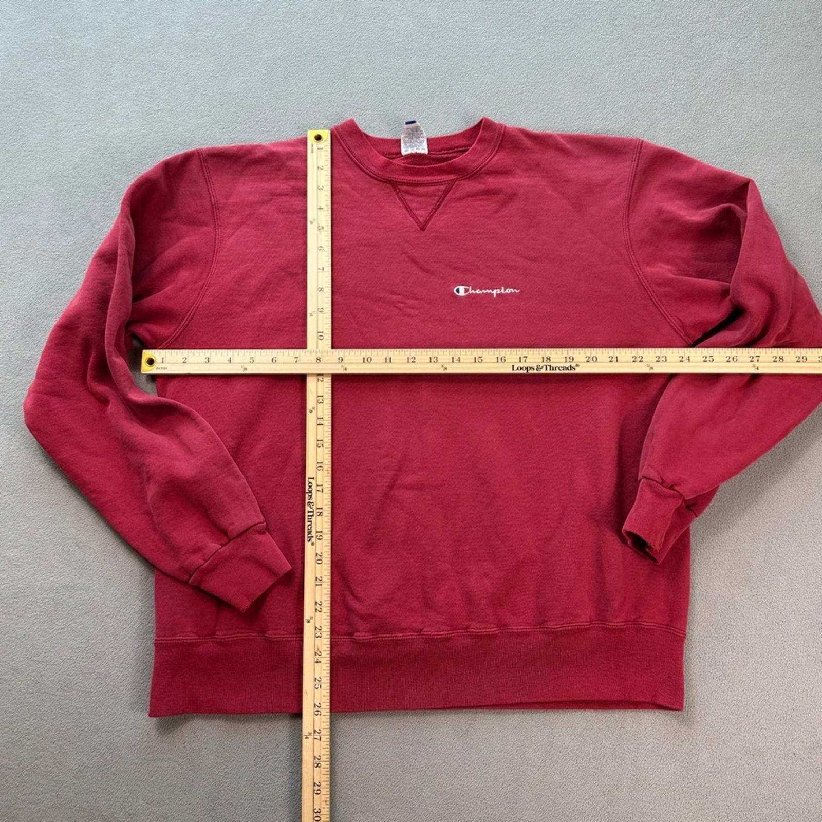 Champion Champion Red Crewneck Sweatshirt XXL Made in USA Authentic Size US XXL / EU 58 / 5 - 2 Thumbnail