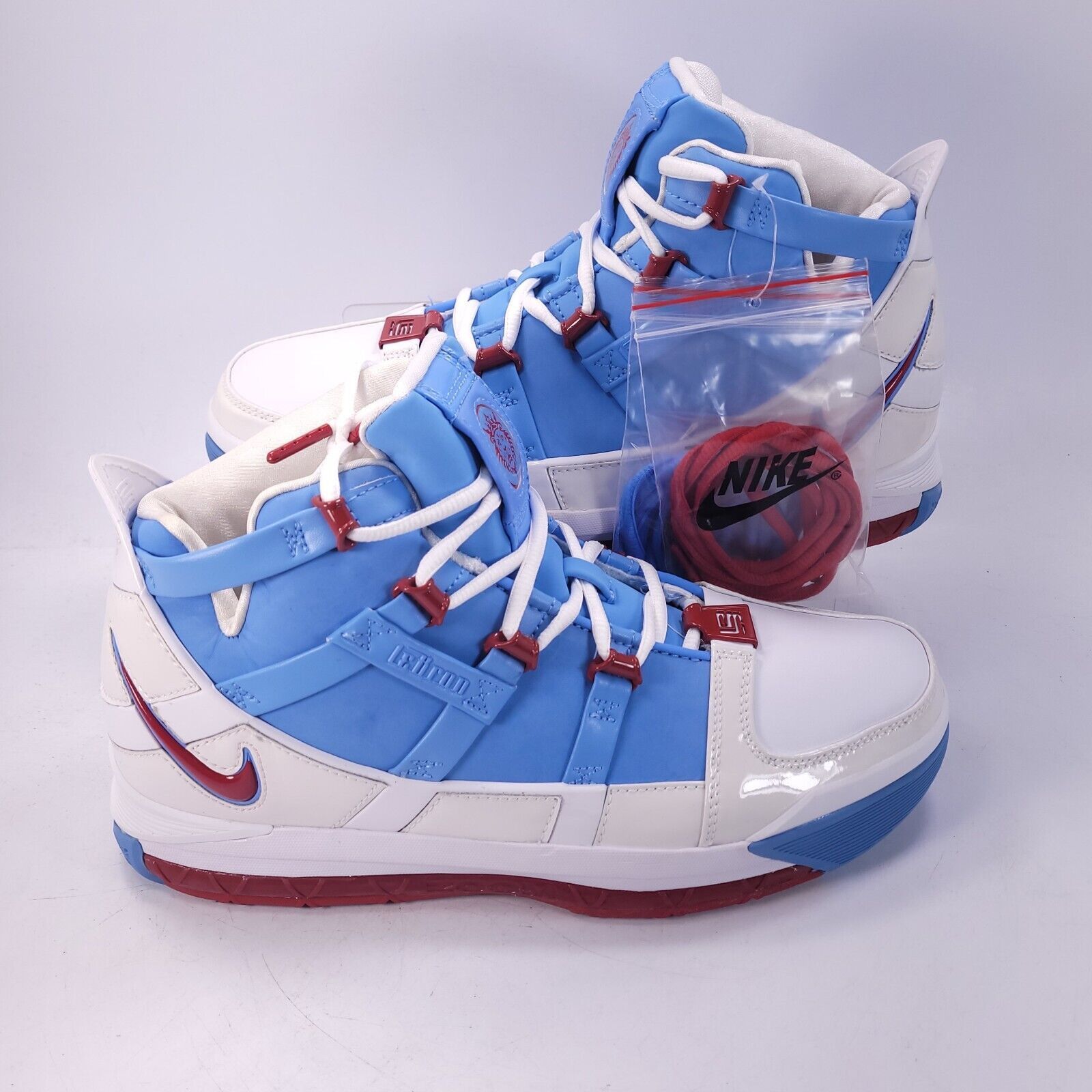 Nike Nike Zoom LeBron III QS Shoe Mens Size 9 AO2434-400 Blue Size US 9 / EU 42 - 6 Thumbnail
