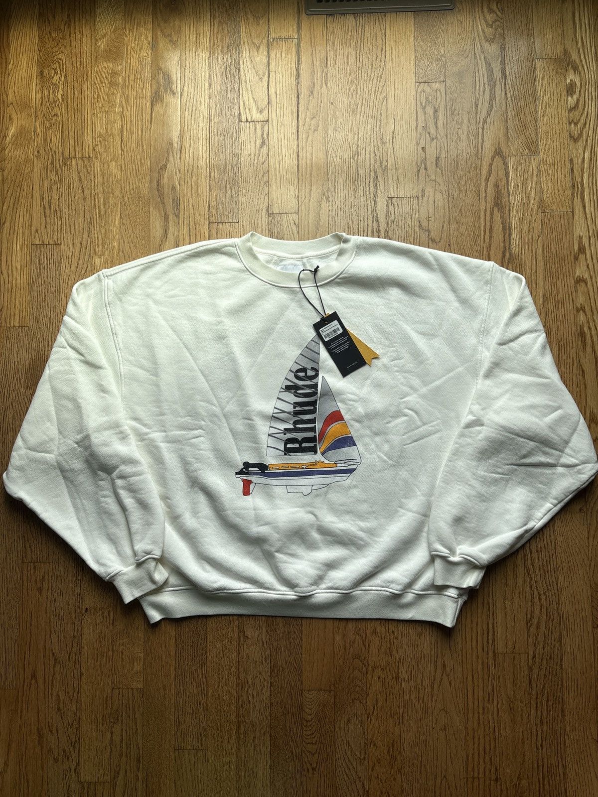 Rhude Rhude Catamaran Champion Sweatshirt Sz XL Size US XL / EU 56 / 4 - 10 Thumbnail